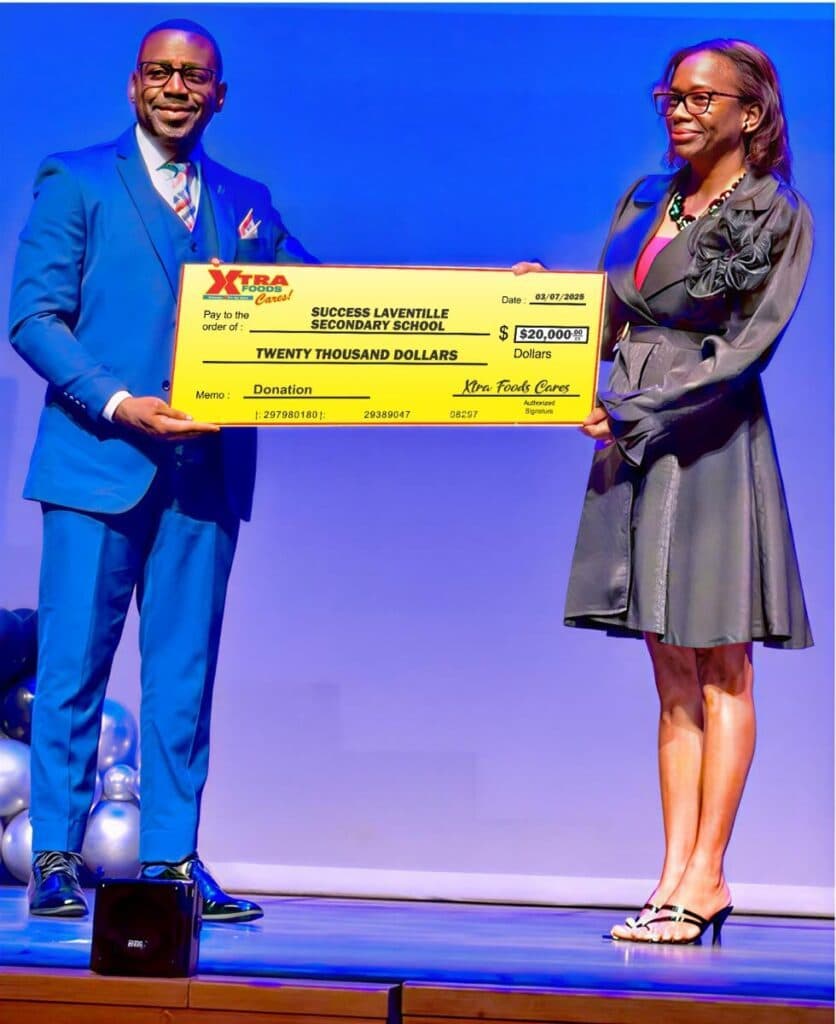 Xtra Foods donates $20k to upgrade Success Laventille computer lab