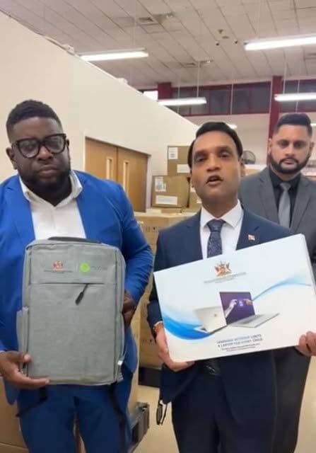 Laptops for nation's students arrive