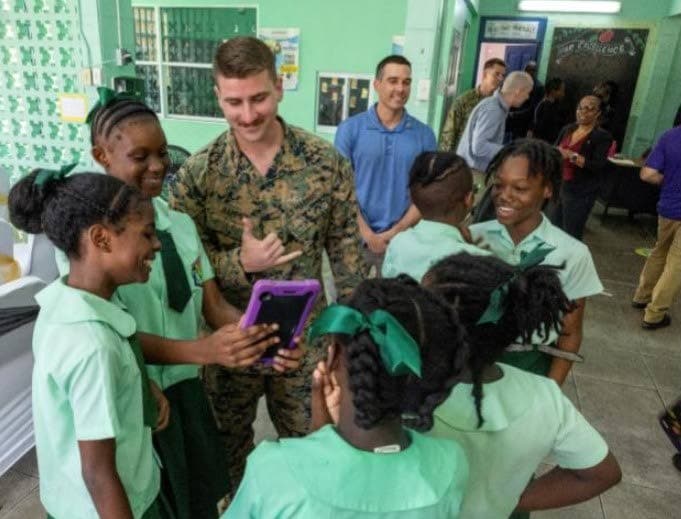 US donates computers to Tobago school