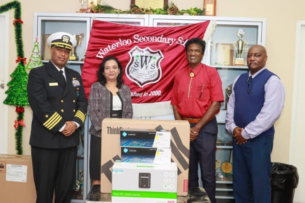 US embassy gives US$25k donation to Waterloo Sec