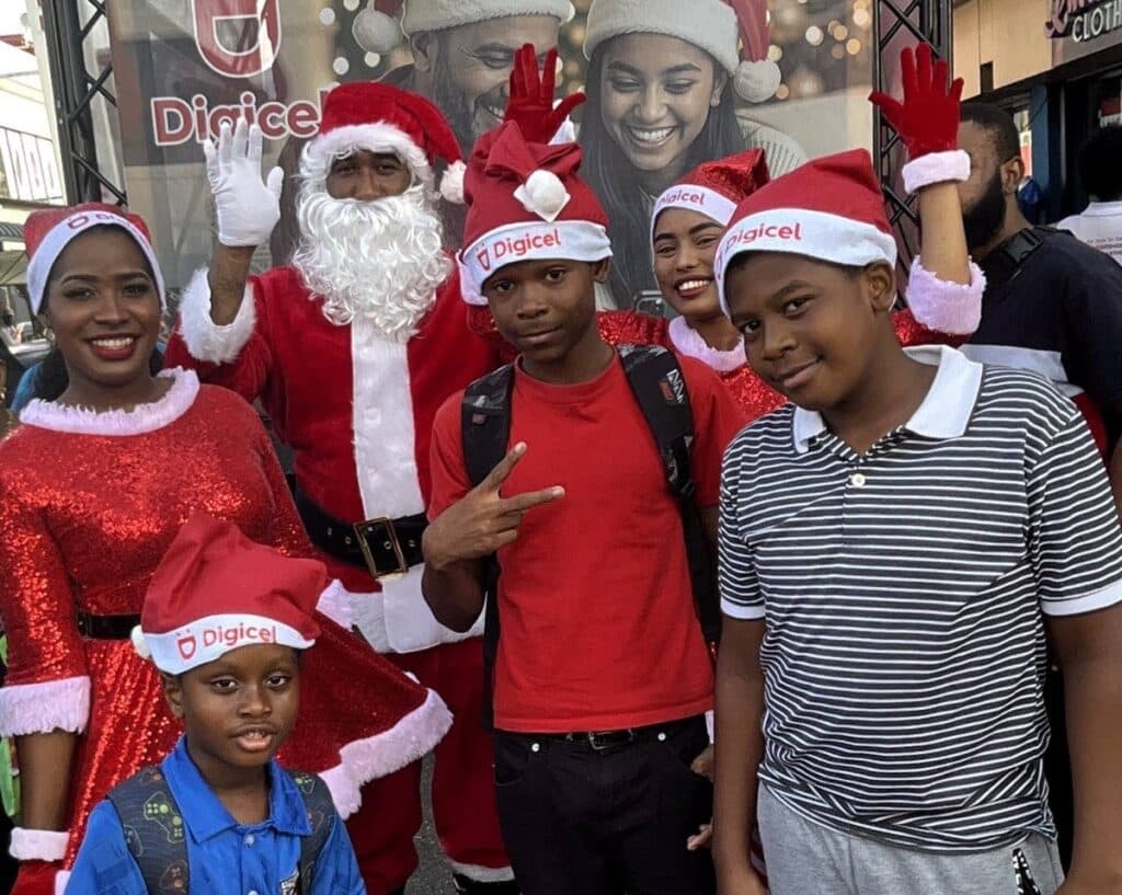 Digicel caravan brings Christmas cheer