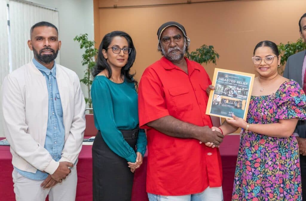 10 Caroni households get disaster relief grants