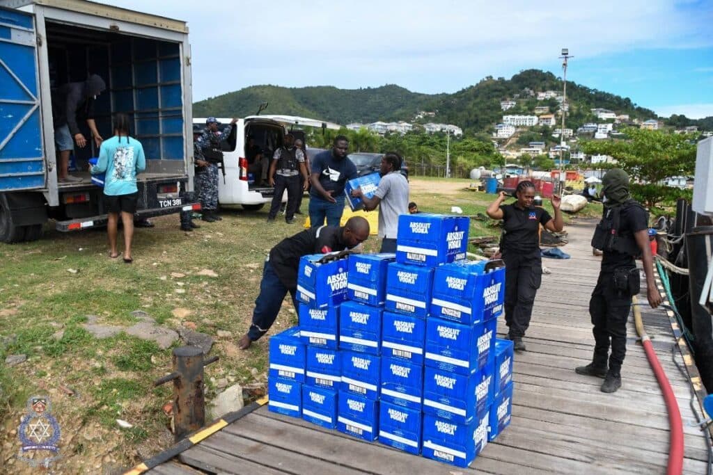 Cops seize $10m in bootleg liquor, cigarettes from Suriname