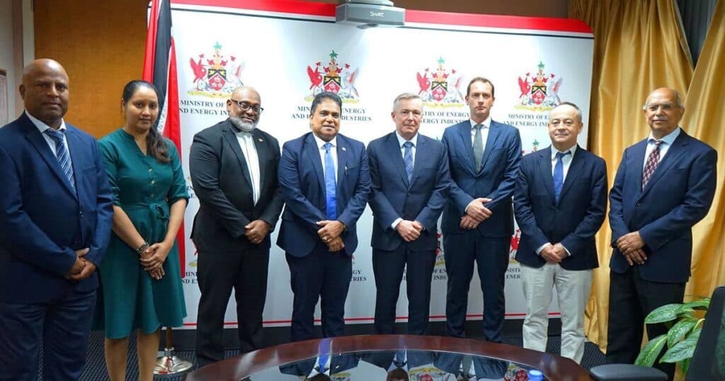 Energy Minister, Perenco executives discuss Greater Angostura assets
