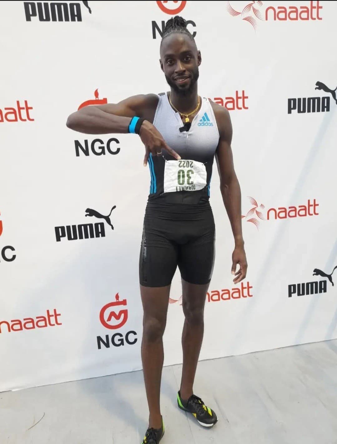 Jereem bags World Indoor bronze 