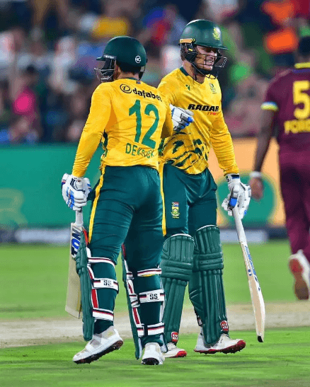 De Kock century puts WI to the sword; South Africa clinch T20 series 