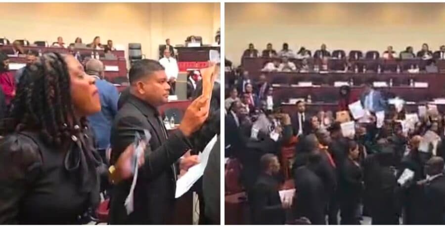 ‘No Business as Usual’: Joint Opposition Shuts Down Start of Parliament in Fiery Protest Over MV Barima Tragedy