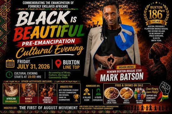 Black Is Beautiful Returns to Celebrate Emancipation and Buxton’s Historic Legacy