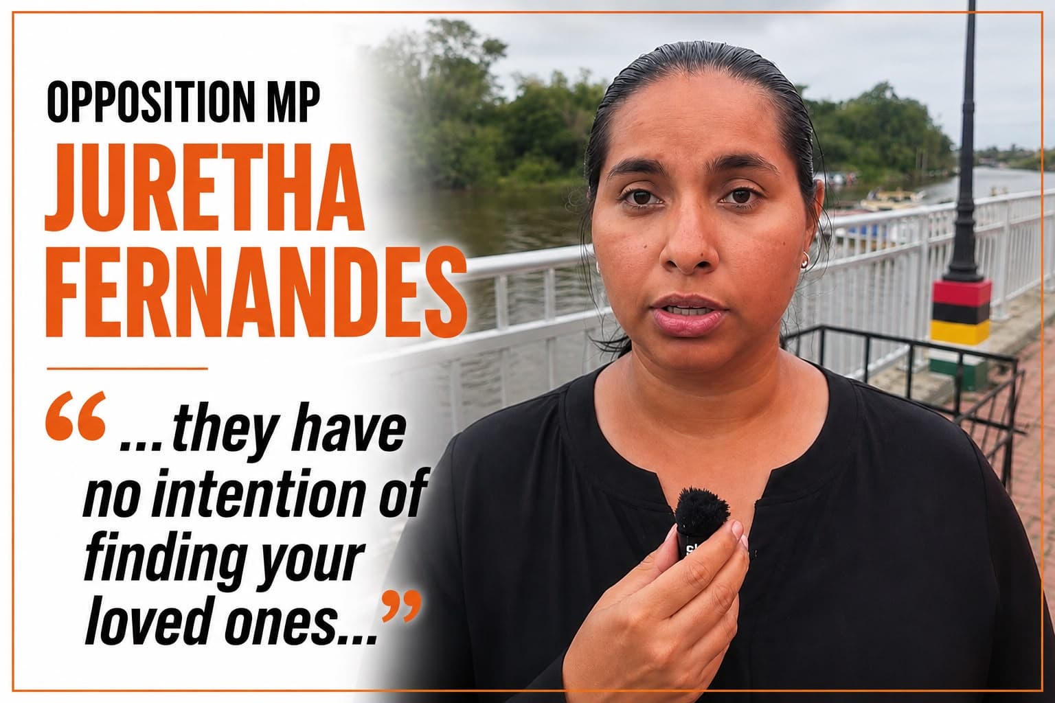 MP Juretha Fernandes Accuses Government of Undermining Search, Says Authorities Have “No Intention of Finding Your Loved Ones”