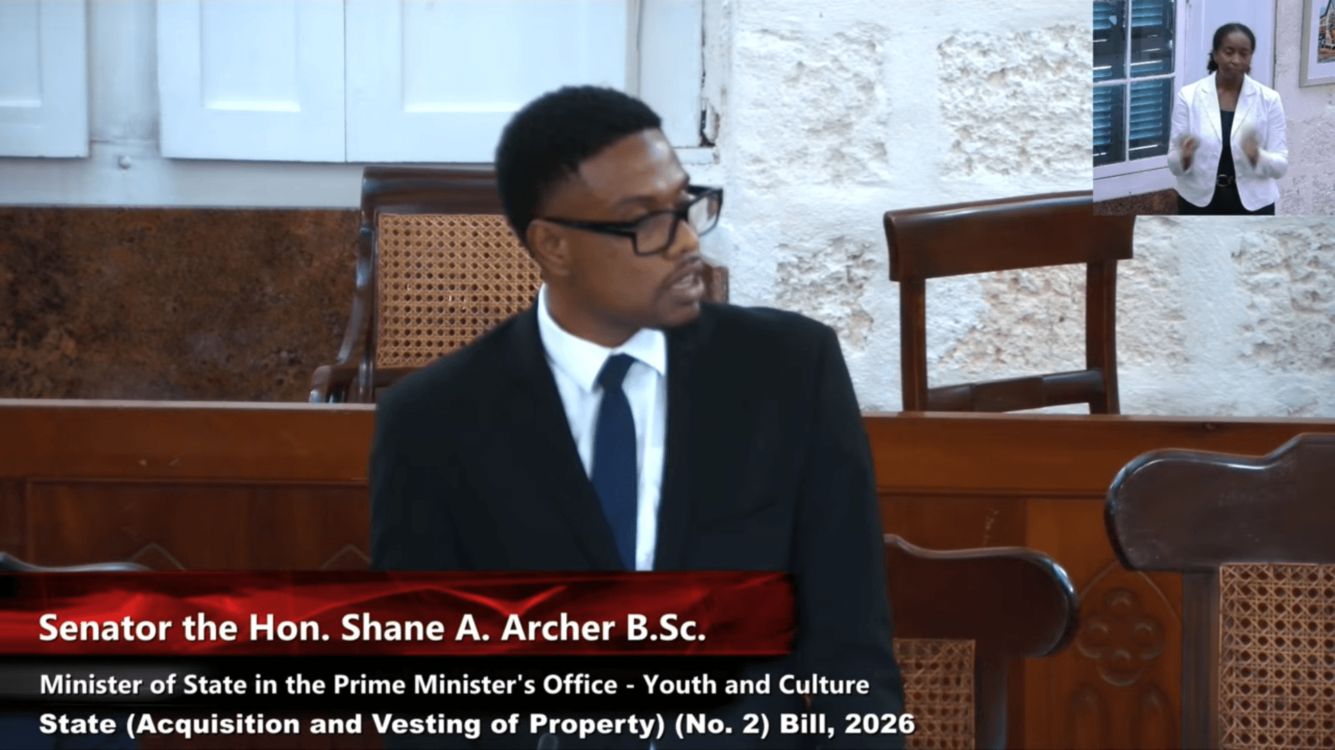 Senator Archer backs State Acquisition and Vesting of Property Bill