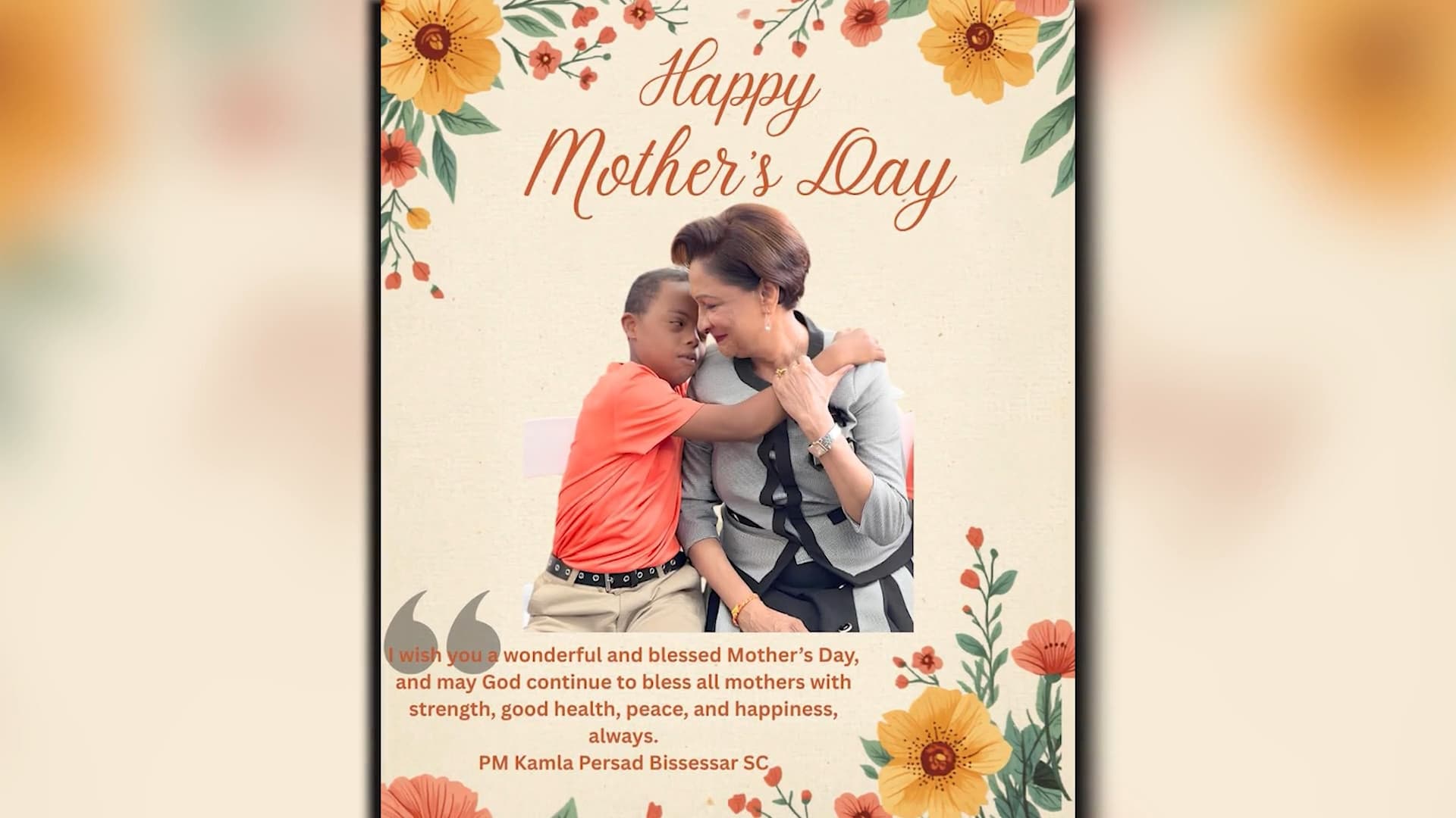 Prime Minister Salutes Mothers In Mother’s Day Message