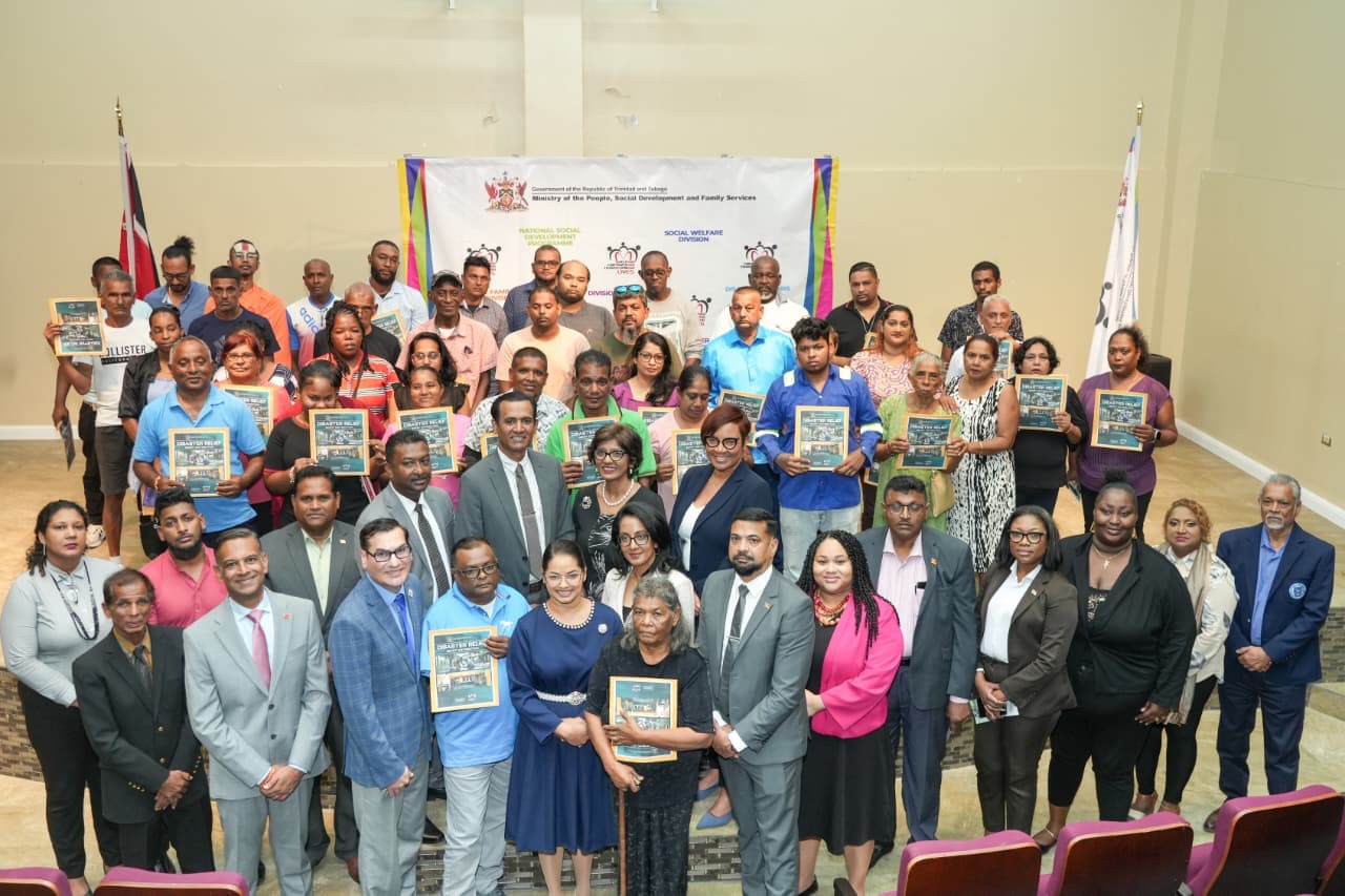 MPSDFS Distributes More Than Four Hundred Thousand Dollars In Disaster Relief And Home Repair Grants To Families Across Central Trinidad