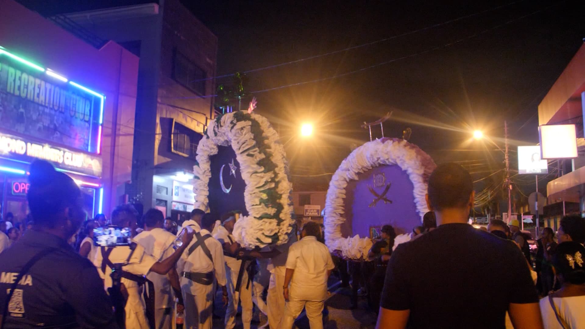 St James Comes Alive For Big Hosay Night Procession