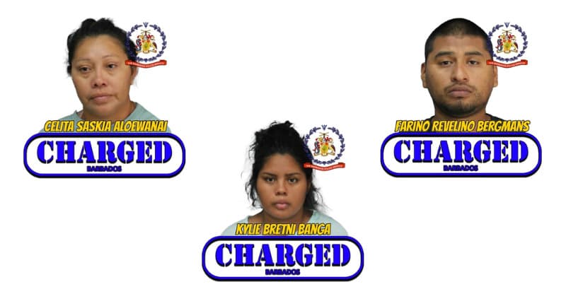 Surinamese nationals charged with drug offences