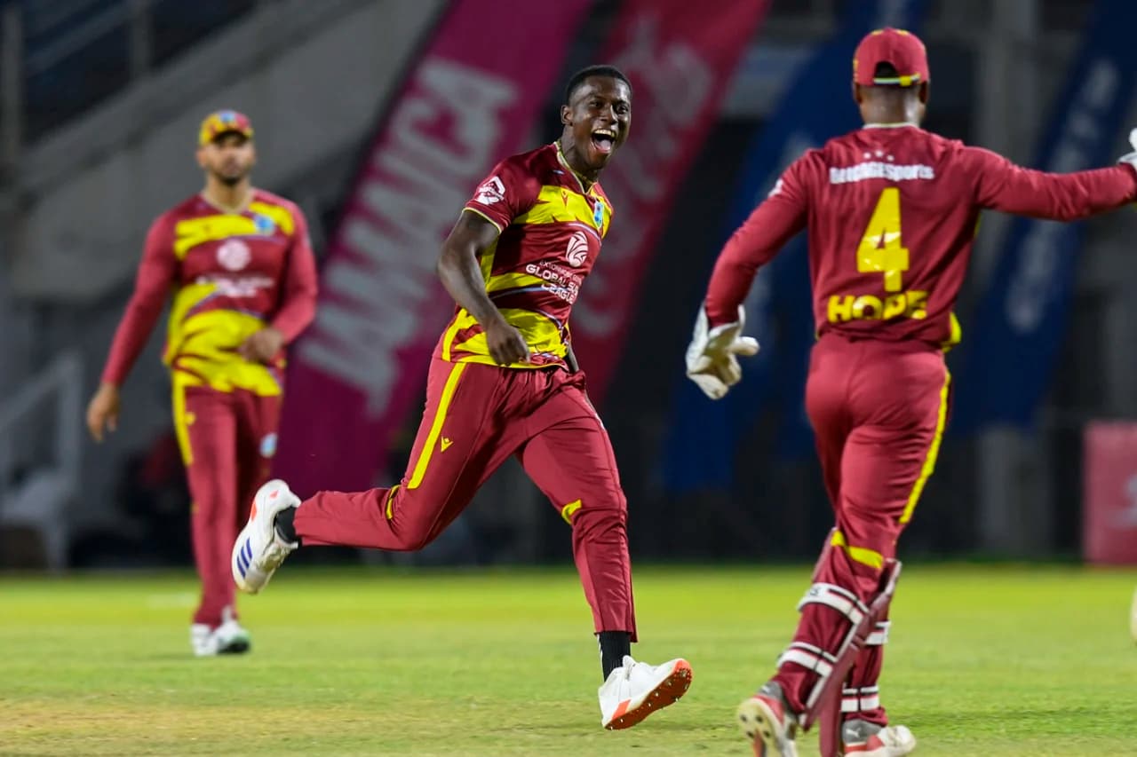 Joseph, Rutherford power WI to record chase and series victory