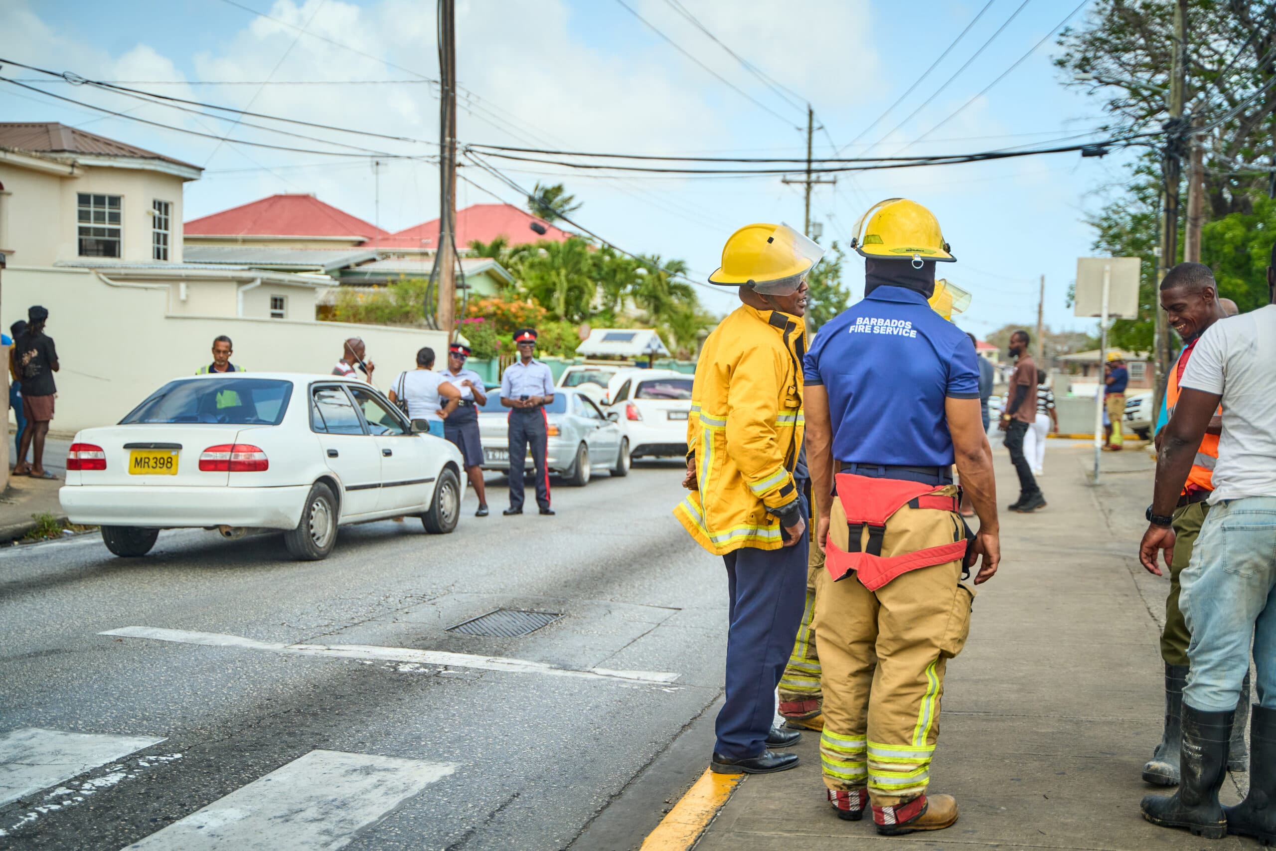 Five-car smash damages water main, closes Black Rock