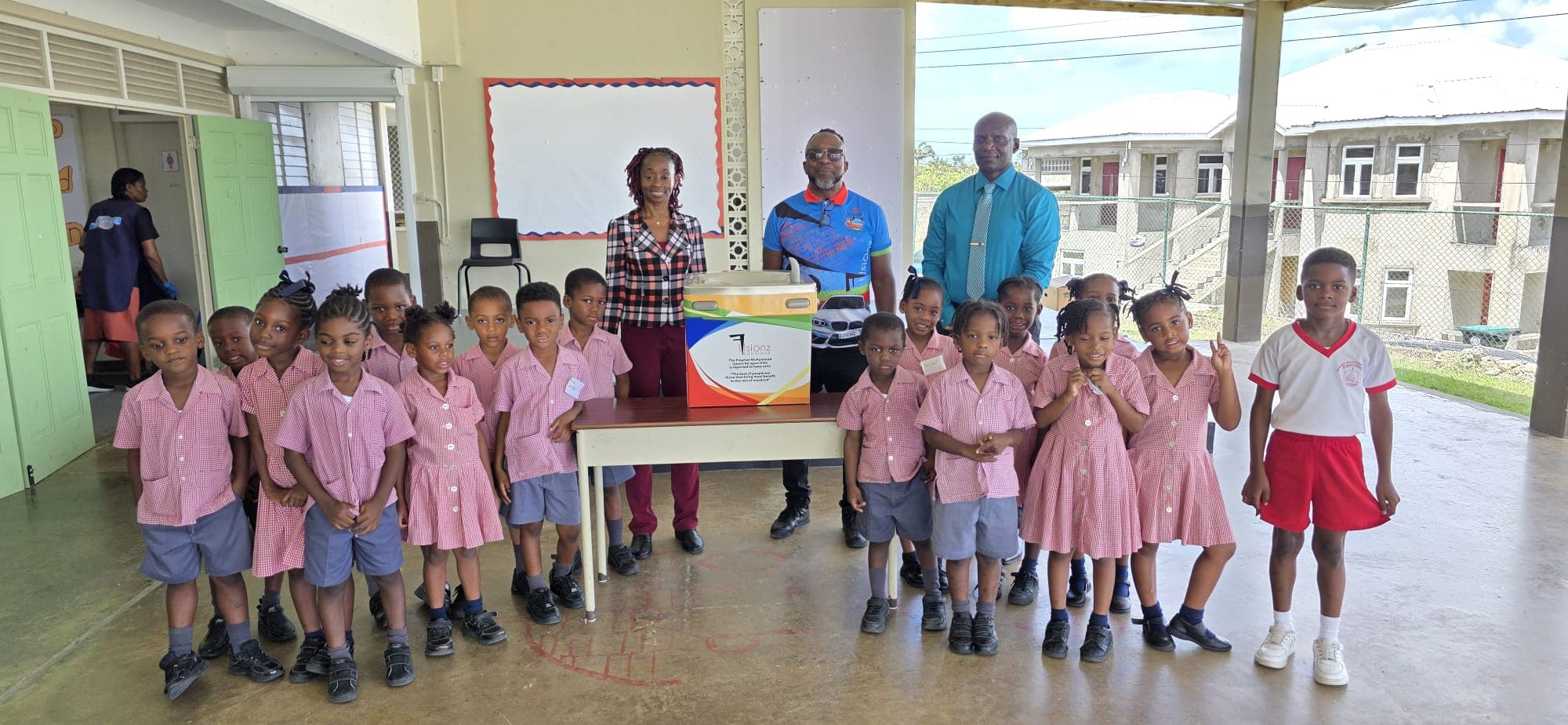 Boutique urges businesses give back after school water cooler gift
