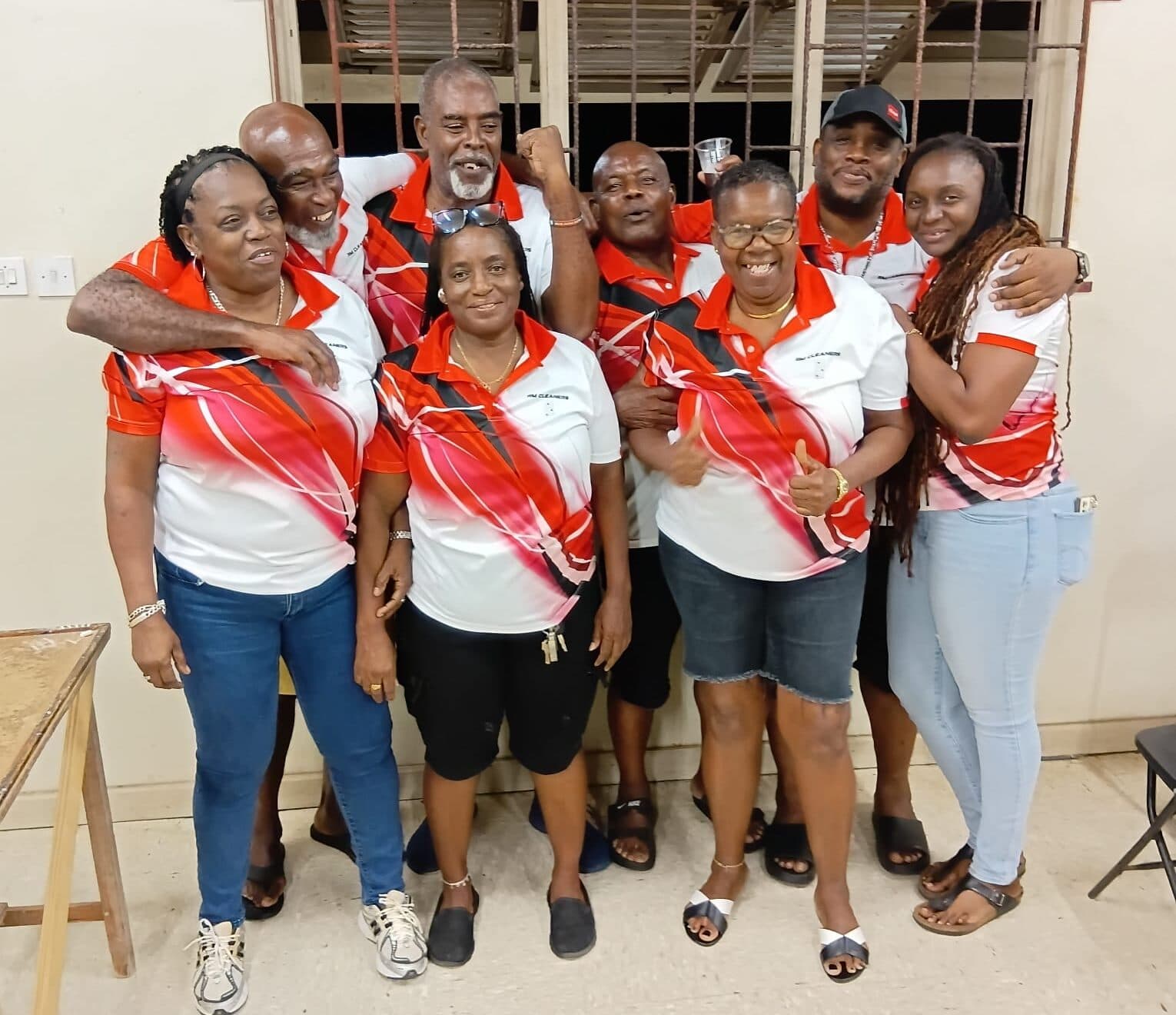 RM Cleaners win knockout domino title