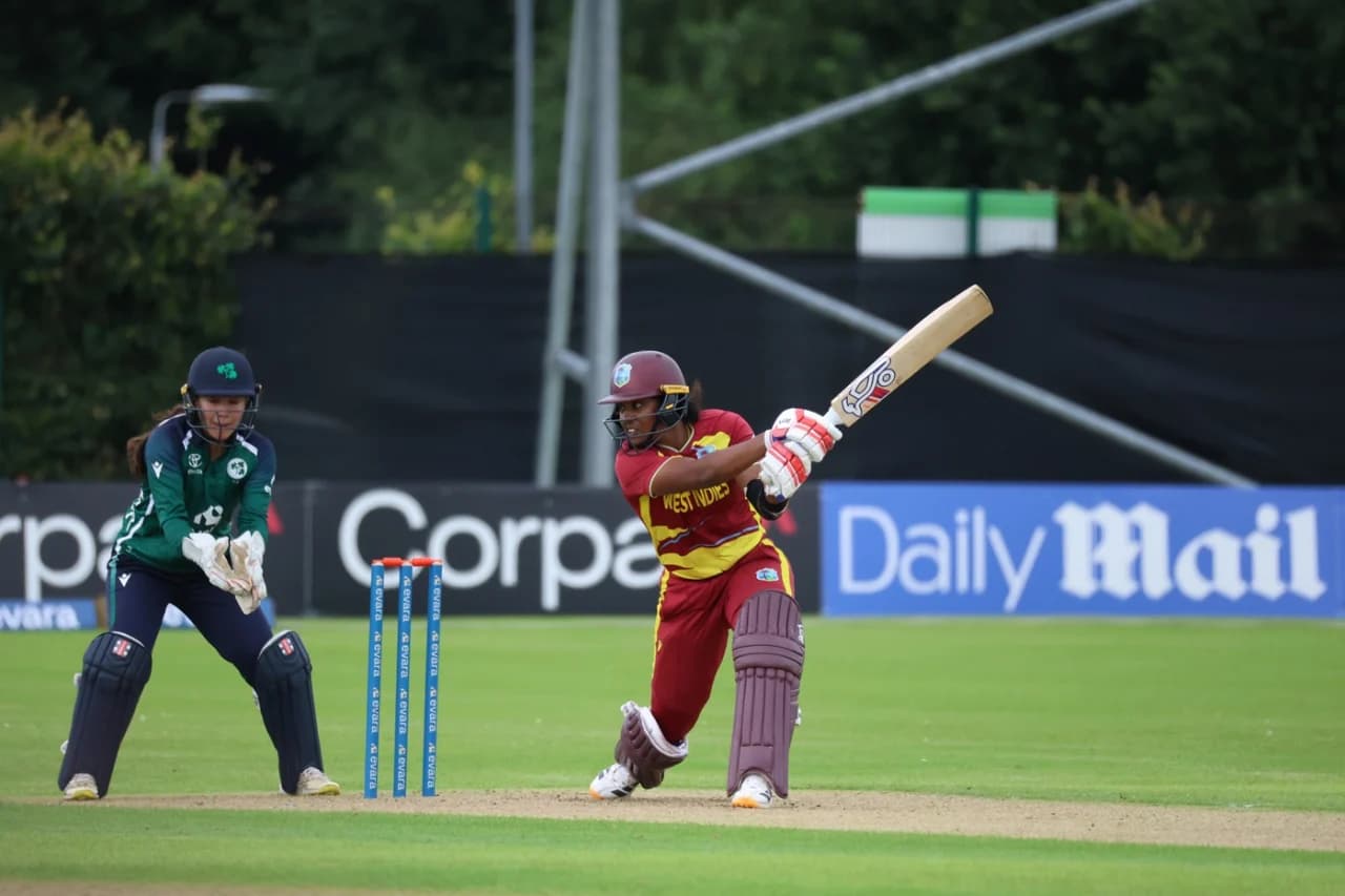 Matthews, Grimmondâs record 258-run opening stand drives nine-wicket victory over Ireland
