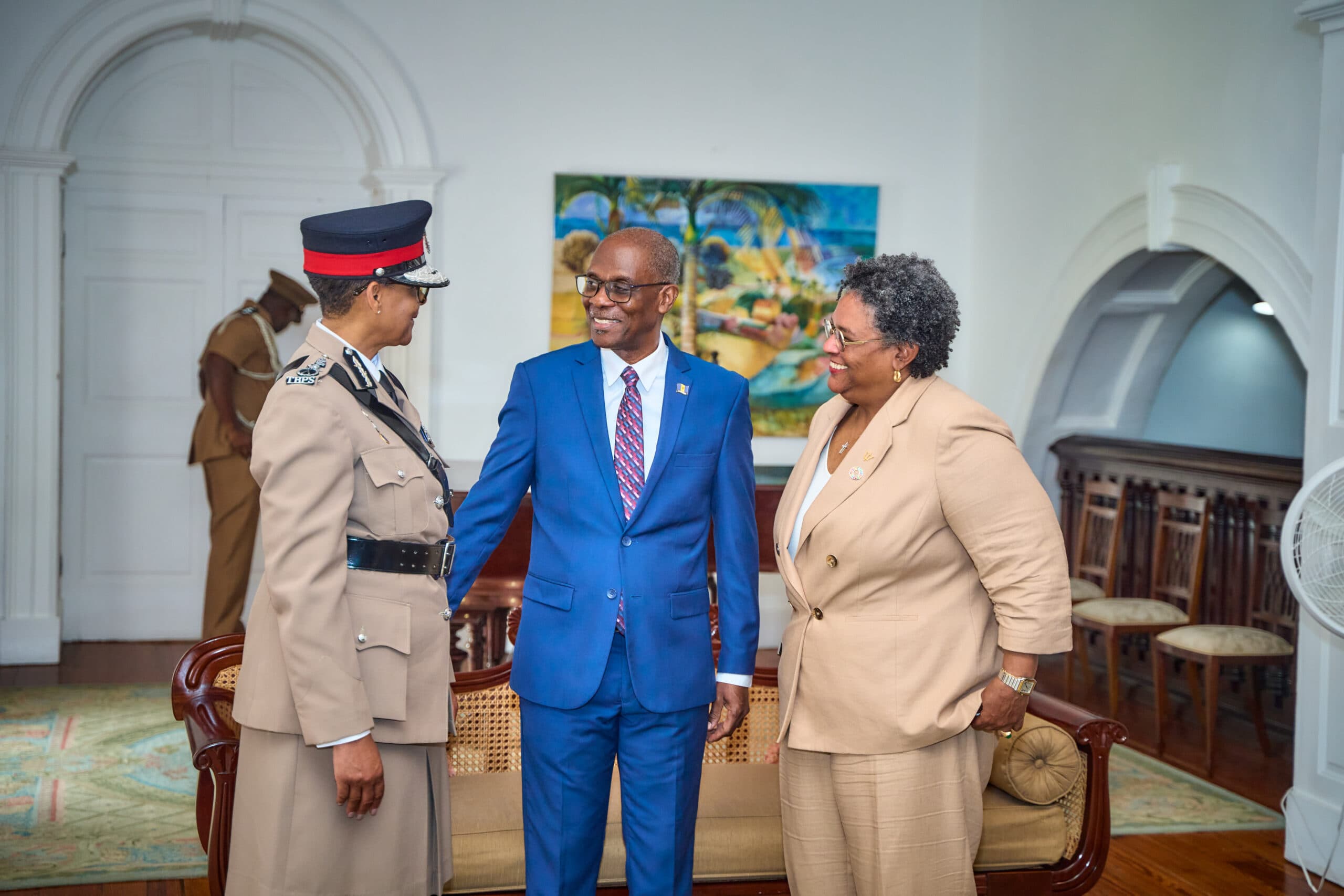 Police commissioner Sonia Boyce sworn in with PM’s pledge of full backing