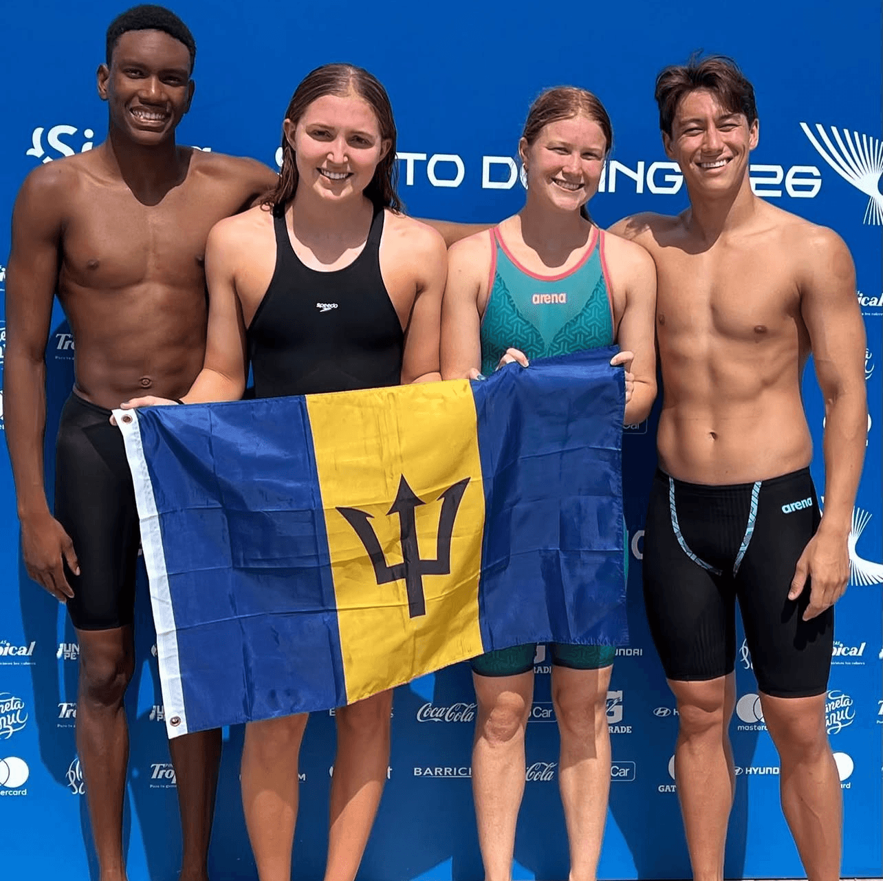 Swimming record smashed at CAC Games