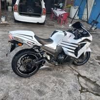 Biker thrown 40 feet in crash