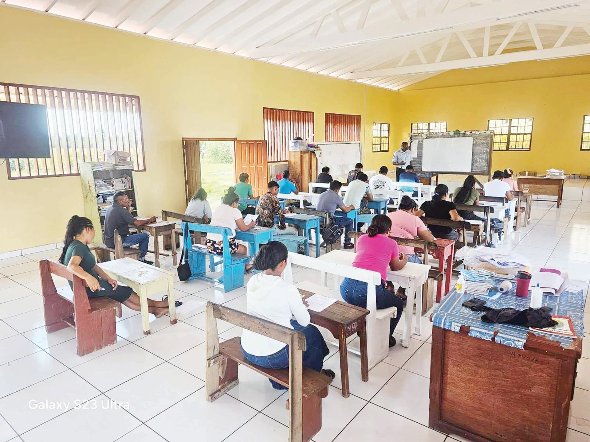 Police take road safety, driver services to South Rupununi communities