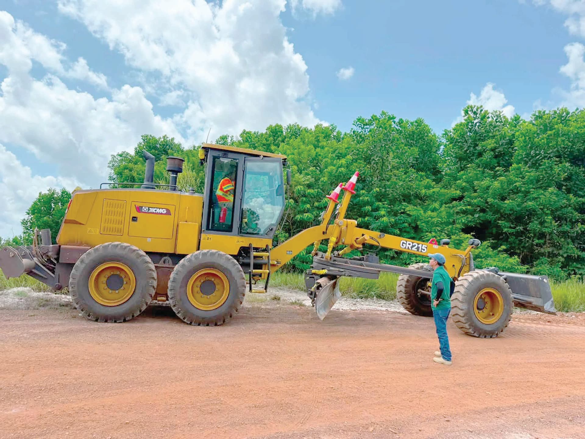 New $900M motor grader begins rehabilitation of Mahdia-Campbelltown Road