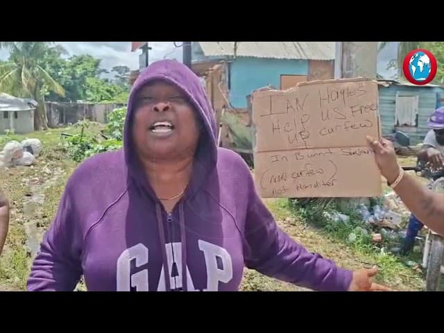 WATCH: Burnt Savannah residents say curfew preventing them from earning