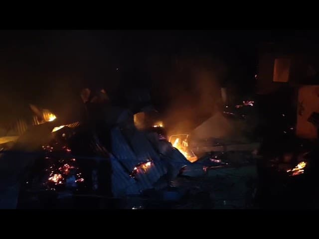 WATCH: Elderly man suffers severe burns in St James house fire