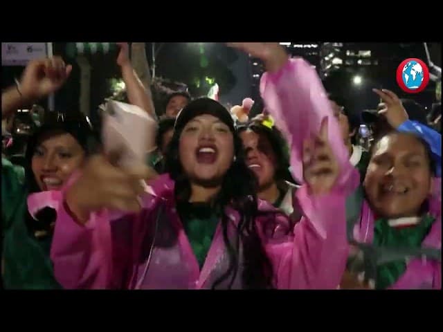 WATCH: Massive World Cup celebrations in Mexico City leave two dead
