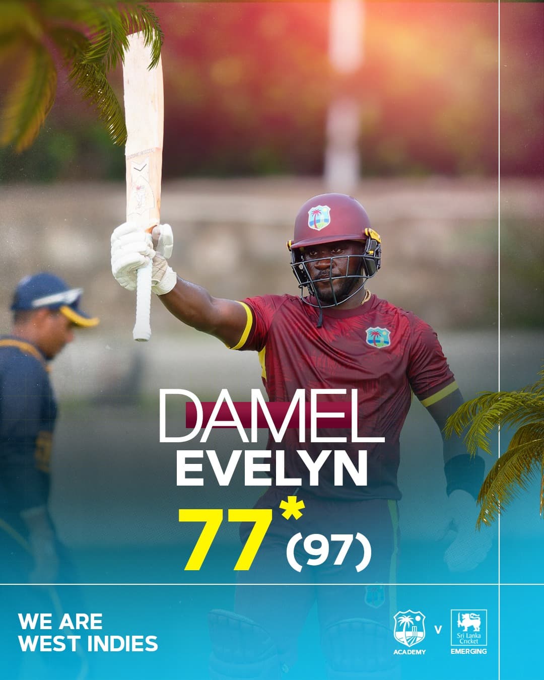 Evelyn, Anderson fifties help script thrilling 2-wicket win for Caribbean boys