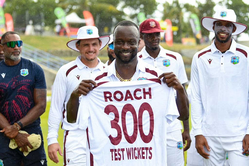 Roach's 300th wicket headlines West Indies' innings win over Sri Lanka