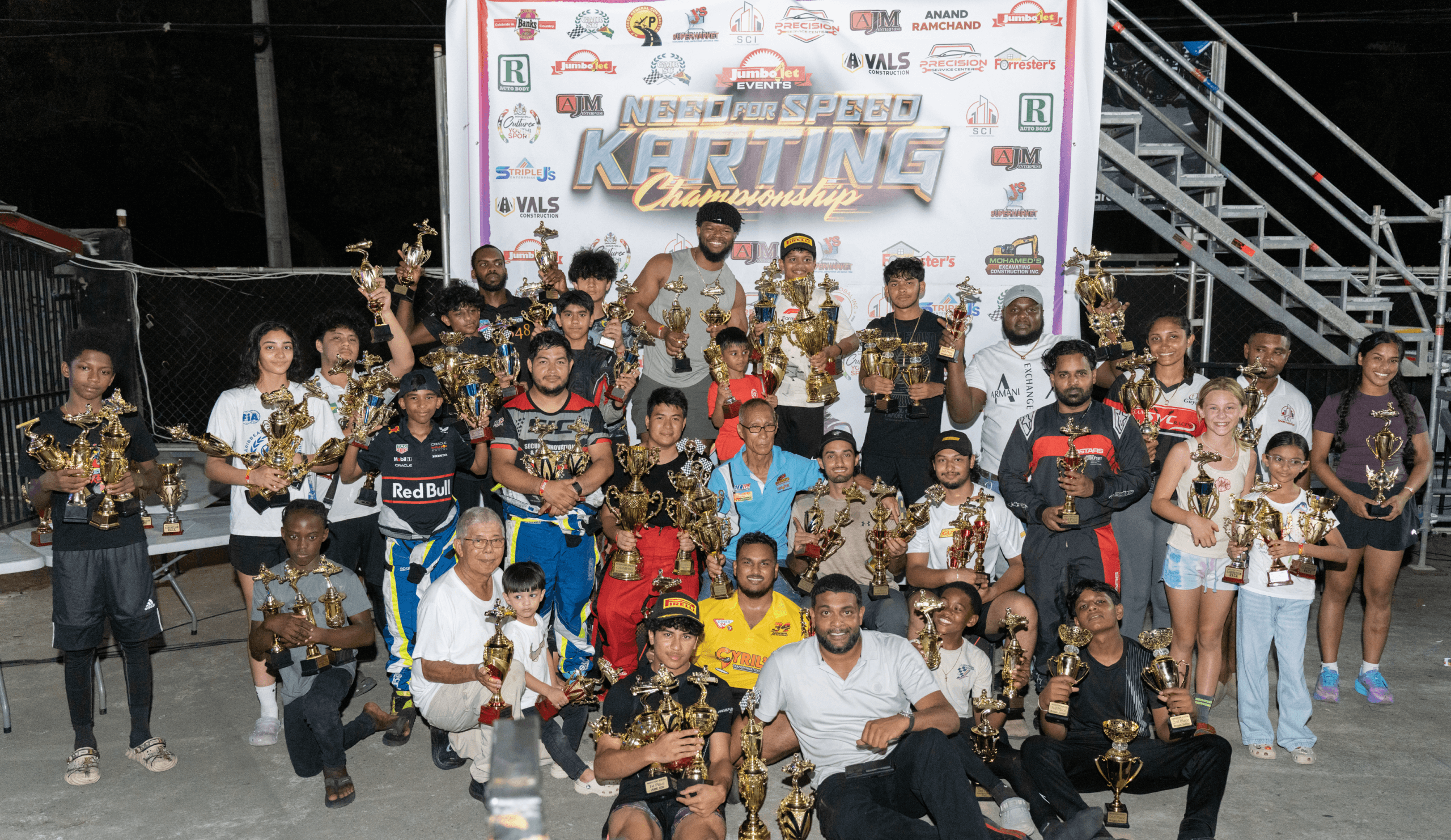 Need for Speed Karting Championships: Persaud, Mendonca, Tenpow, and Mohamed sweep round one