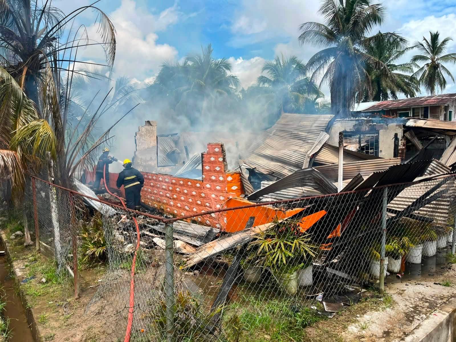 Fire destroys Christenburg house