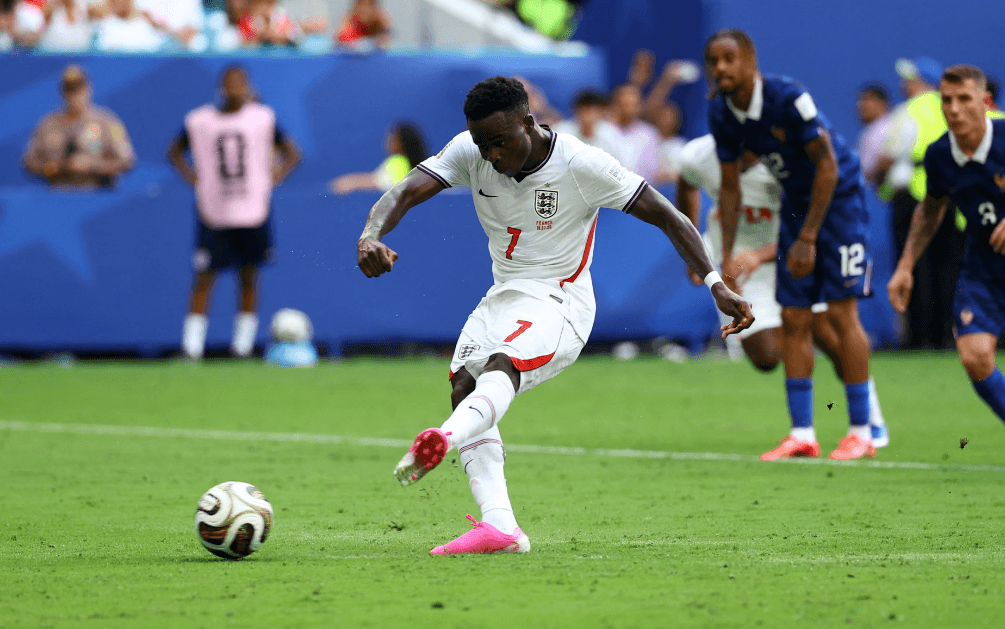 Saka hat-trick seals 6-4 England win over France in third-place playoff