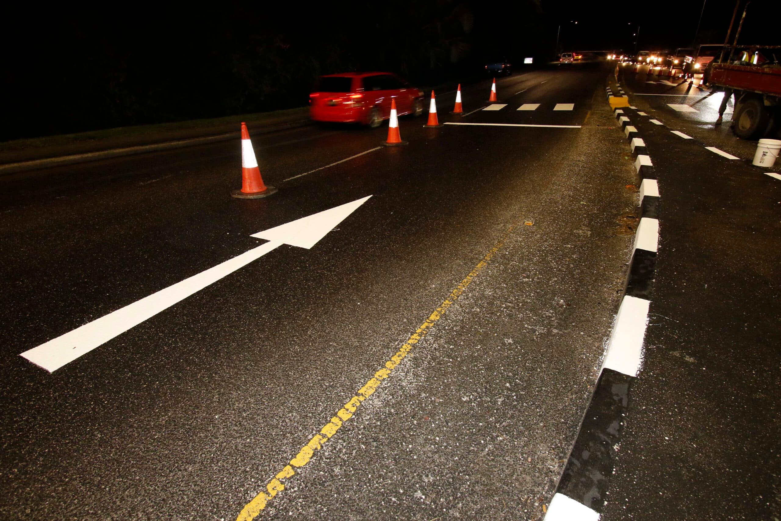 Road marking works planned for section of ABC Highway