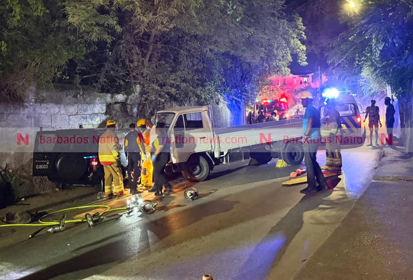 Accident with injuries at My Lords Hill