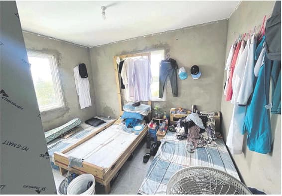 Crackdown at housing project