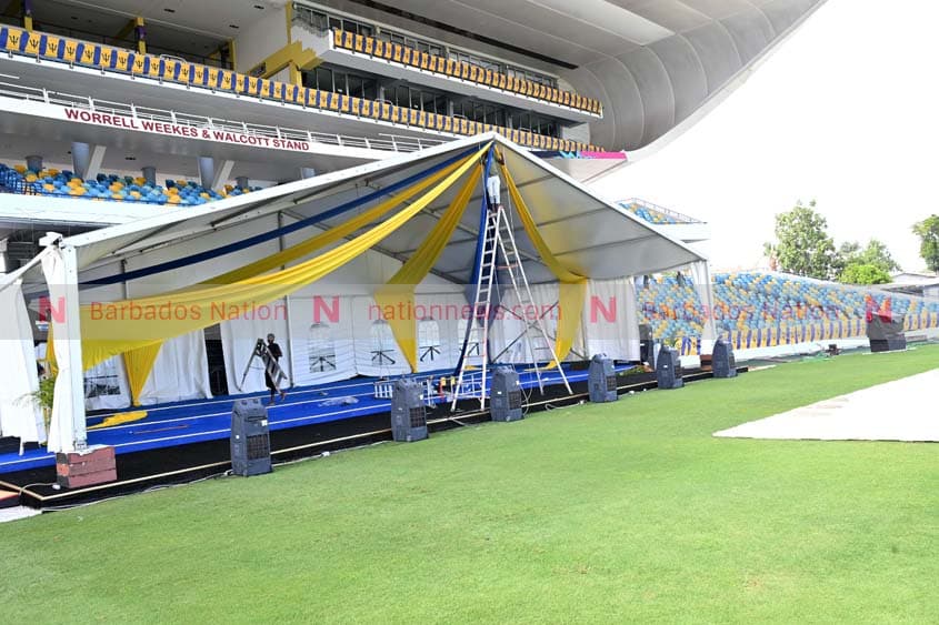 Oval set for send-off