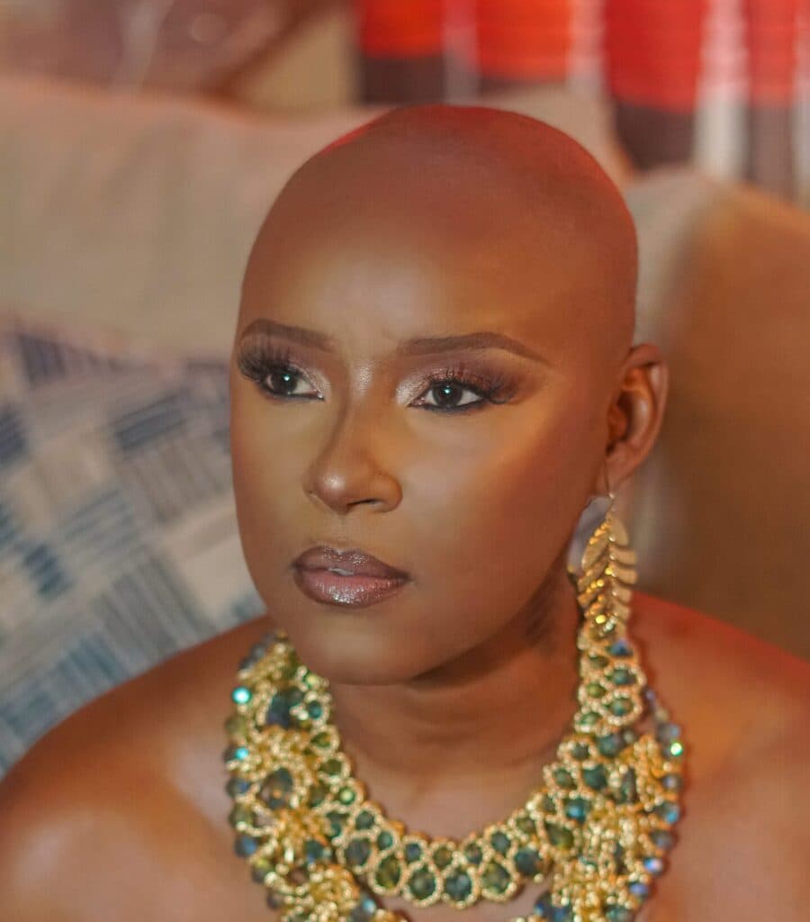 Nicole Dyer-Griffith recovering from brain tumour surgery