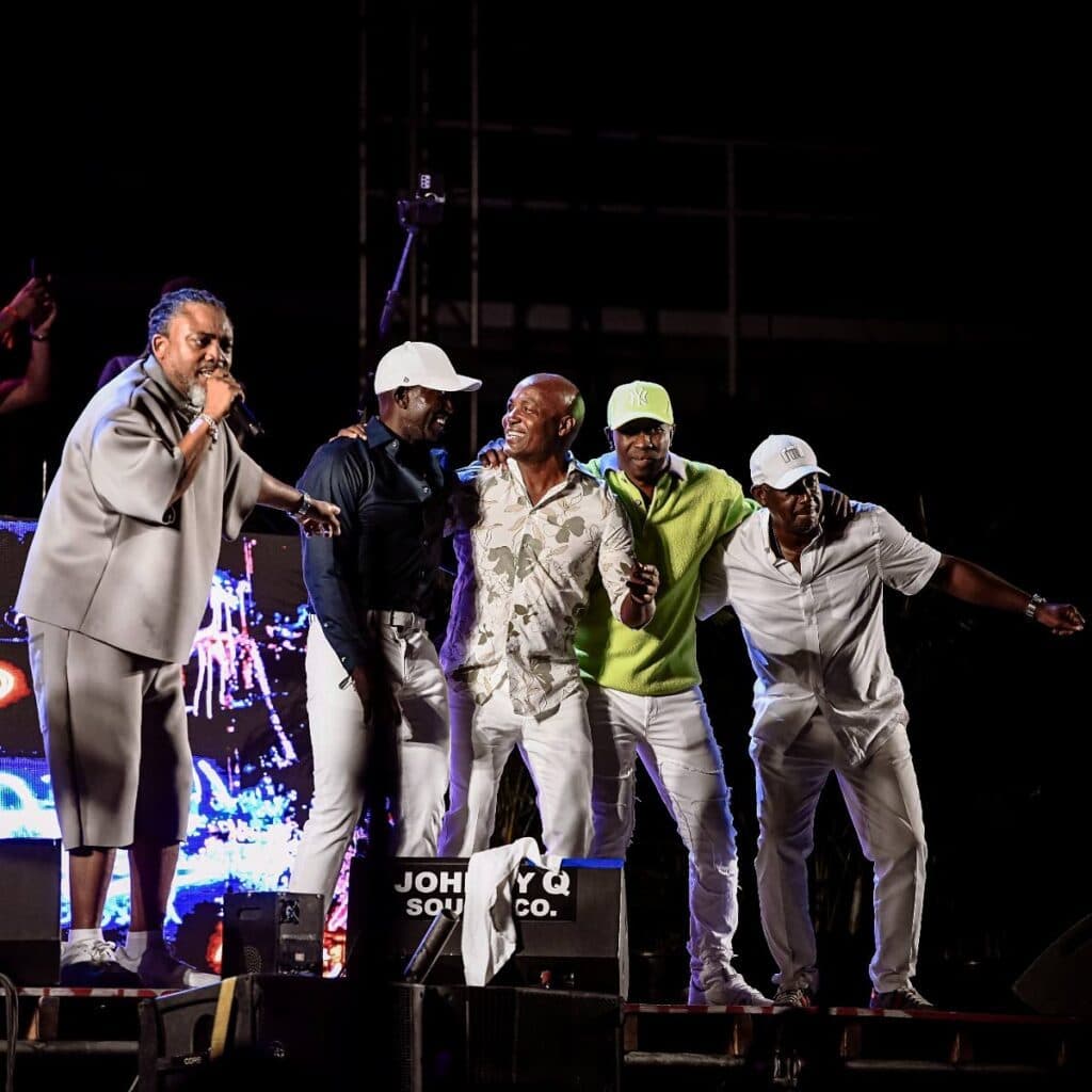 Sporting legends join Machel on Punchy stage