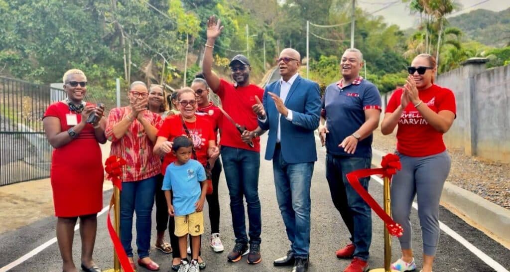 New agriculture access road opened in Lopinot