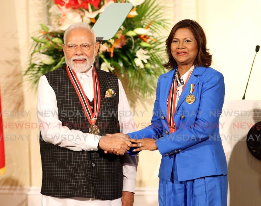 Modi grateful for ORTT: Symbol of eternal friendship between India, Trinidad and Tobago