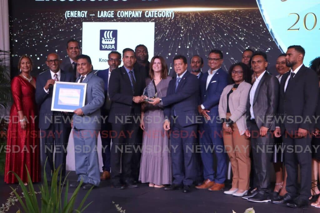 Yara Trinidad Ltd tops Amcham HSSE awards