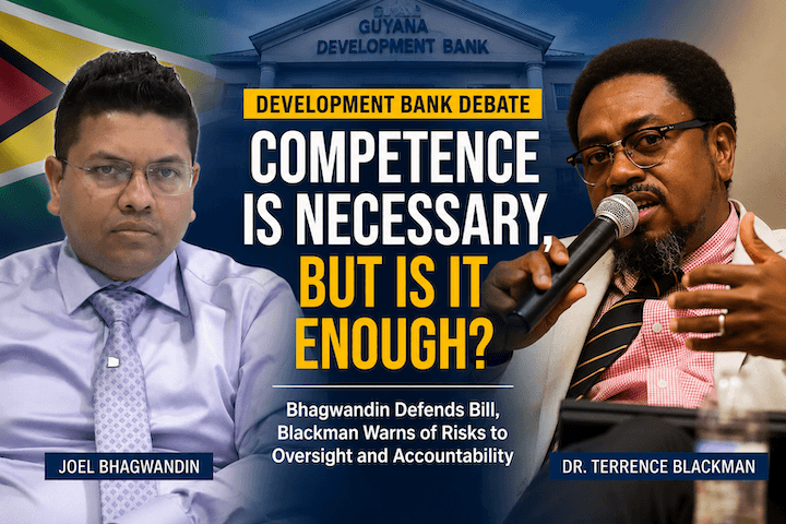 Blackman Challenges Bhagwandin’s Defence of Development Bank Governance Model