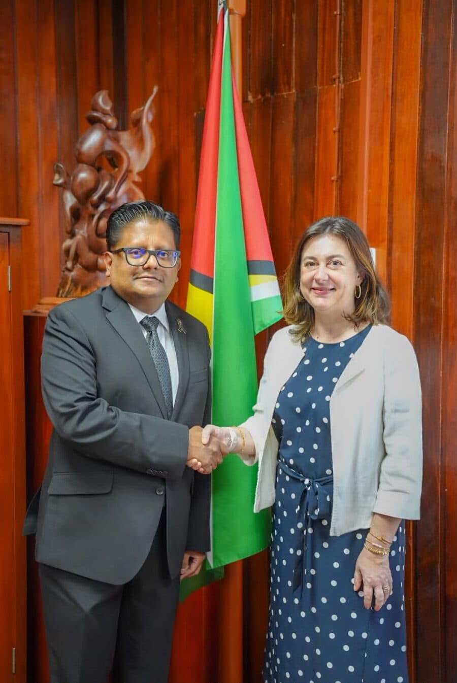 Minister Singh Commends Outgoing World Bank Group Representative Diletta Doretti for Dedicated Service to Guyana