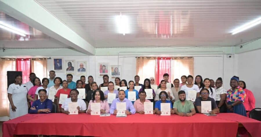 STRENGTHENING QUALITY IN HEALTHCARE – GNBS CONDUCTS ROOT CASE ANALYSIS TRAINING FOR WEST DEMERARA HEALTH WORKERS