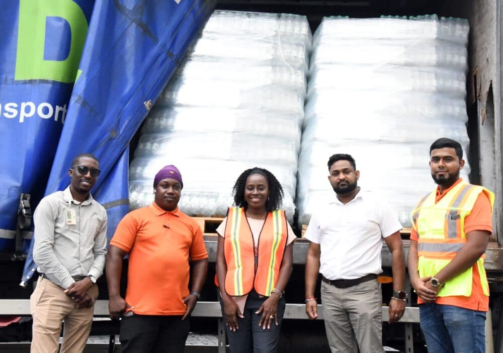 Banks DIH Donates Water, Biscuits for Venezuela Earthquake Relief