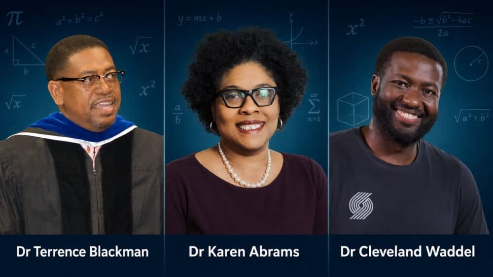 Dr. Abrams Joins Drs. Blackman, Waddell to Keep Math Institute Alive